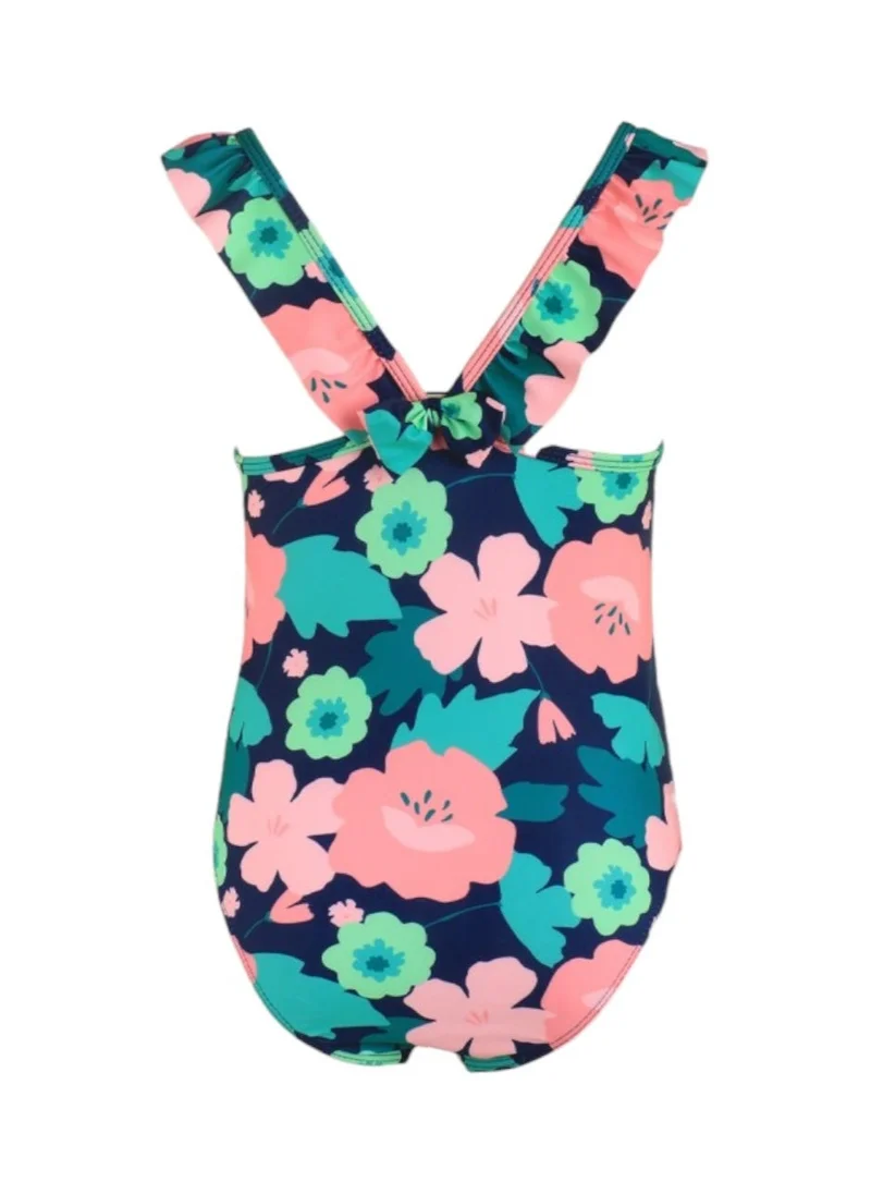 D'Daniela D' Daniela - Vibrant Bloom Splash Swimwear - Multicolor