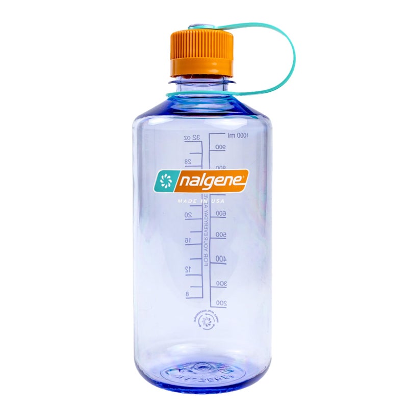 Nalgene Sustain Tritan BPAFree Water Bottle Made with Material Derived from 50 Plastic Waste 32 OZ Narrow Mouth Amethyst