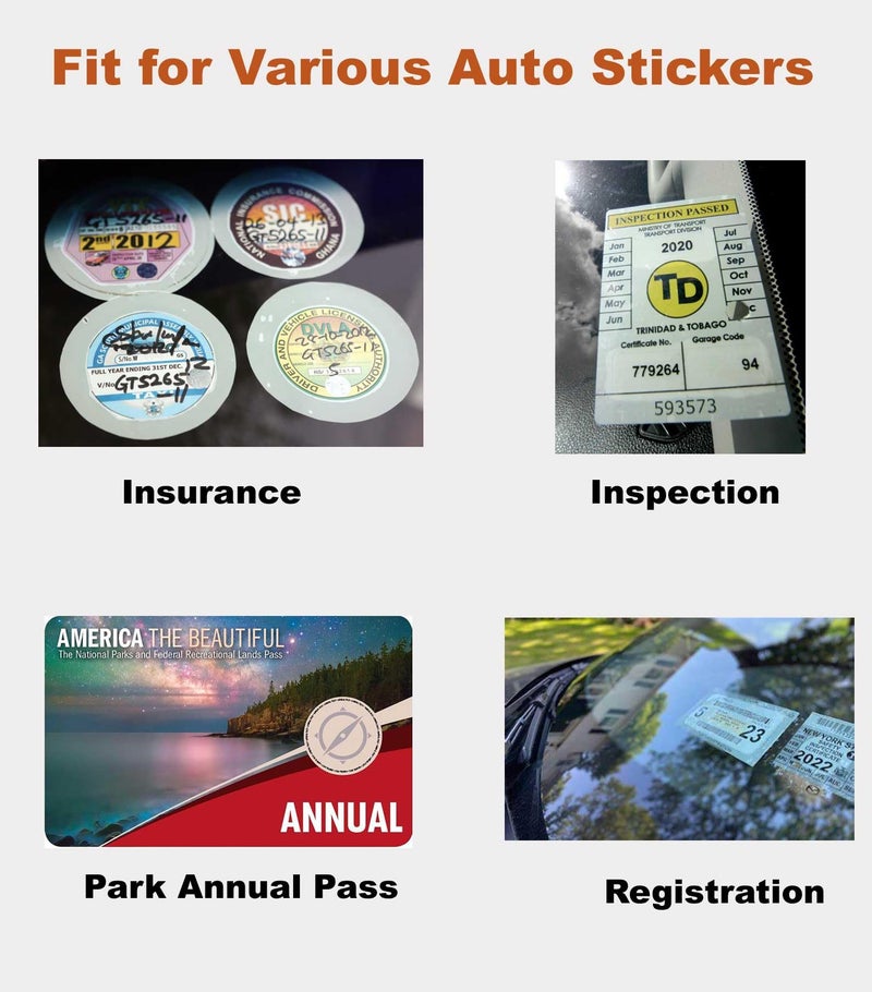 JINCH Windshield Sticker Applicator Holder Static Cling, 10 Pack 4 x 6 Inches Heat-Resistant Clear PET Electrostatic Film for Vehicle Stickers Application, Removal, Re-Application Car Window Decals - Image 4