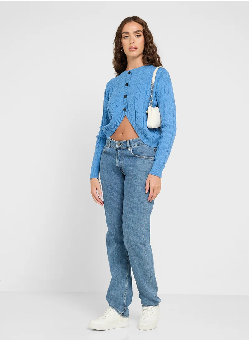 VERO MODA Reversible Button Detail Sweater