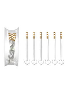 Uncam Estikana Spoon, Glass Spoons perfect for Espresso Set of 6 Pcs (11cm) - pzsku/Z078EA9B6F5CB71D205E5Z/45/_/1734700249/425100ca-e73e-4633-8067-dd55210e292d