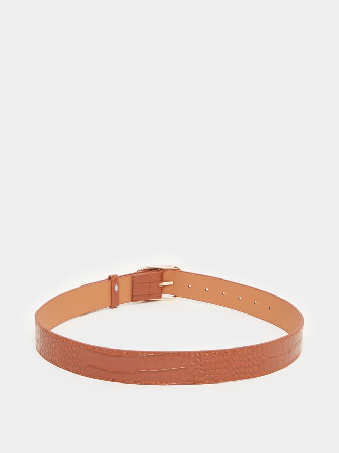 Styli Styli Brown Solid Pin Buckle Belts  - Image 4