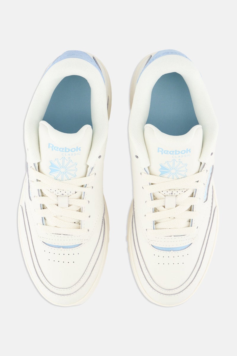 Reebok Women Club C Extra Lace Up Outdoor Shoes, White  - Image 3