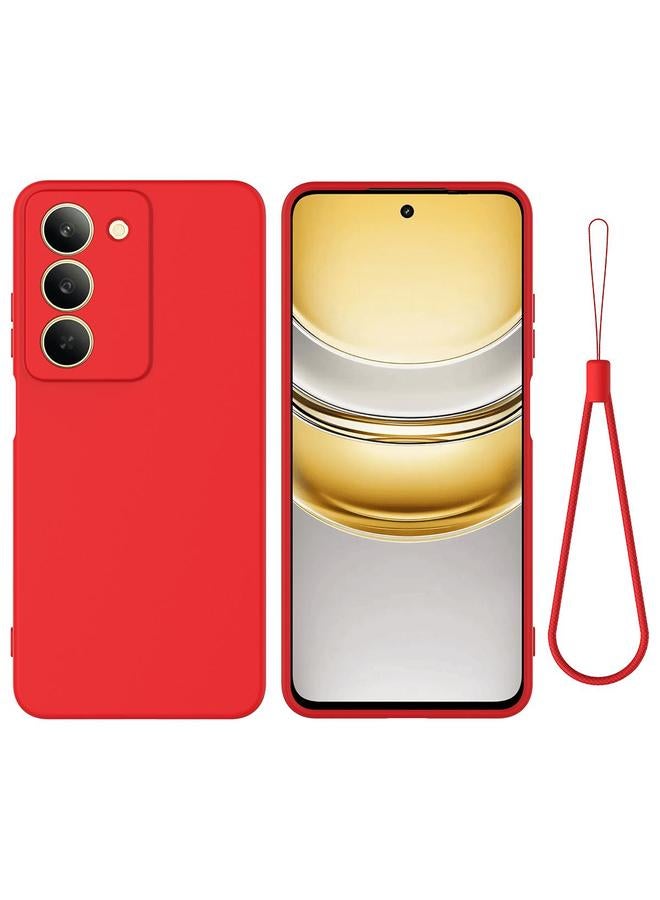 S-TOP Case For Realme 14x India Pure Color Liquid Silicone Shockproof Phone Case - Image 1