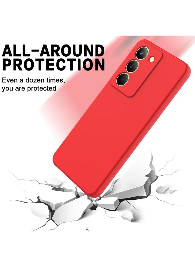 S-TOP Case For Realme 14x India Pure Color Liquid Silicone Shockproof Phone Case - Image 5