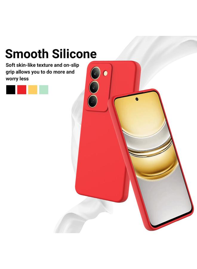S-TOP Case For Realme 14x India Pure Color Liquid Silicone Shockproof Phone Case - Image 3