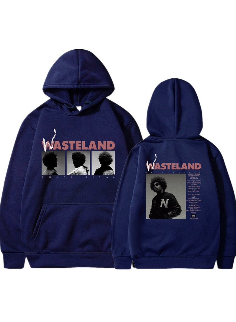 Wasteland Rock Graphic Fleece Hoodie – Unisex Outdoor Running & Sports Pullover  - Image 1