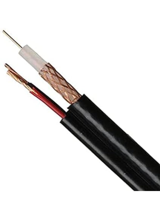 حبل لف بطول 100 متر لكاميرات المراقبة – منظم كابلات متين وسهل الاستخدام – مناسب لجميع أنواع الكاميرات - Image 2