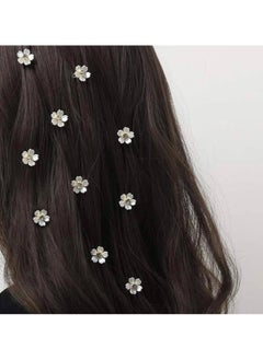 BTFMEI 25 PCS Flower Hair Clips, Cute Hair Clips, Mini Flower Hairpins with Crystal Metal Claw Clips, Sparkling Hair Barrettes Nonslip Side Hair Accessories for Women Girls  - Image 4