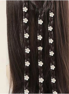 BTFMEI 25 PCS Flower Hair Clips, Cute Hair Clips, Mini Flower Hairpins with Crystal Metal Claw Clips, Sparkling Hair Barrettes Nonslip Side Hair Accessories for Women Girls  - Image 2