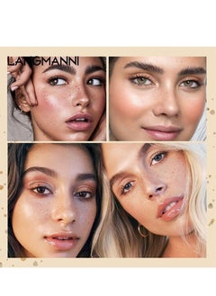 LANGMANNI Freckle Pen Natural Easy To Color Freckles Waterproof & Long Lasting Soft Freckles For Face Tint Freckle Makeup Tool For Women (Dark Brown) 2.5ml  - Image 3
