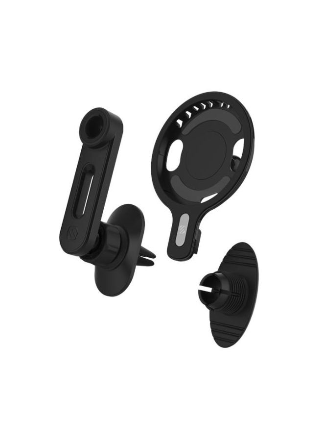Scosche Magic Mount for Magsafe 4-IN-1 (Vent- Dash- Swing) + 20W PD Car charger - Black  - Image 2