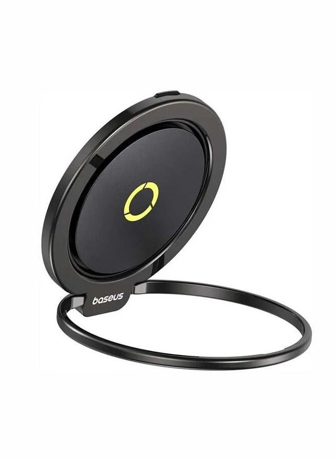 Baseus Mag Pro Magnetic Ring Holder with Stand - Cosmic Black - Image 1