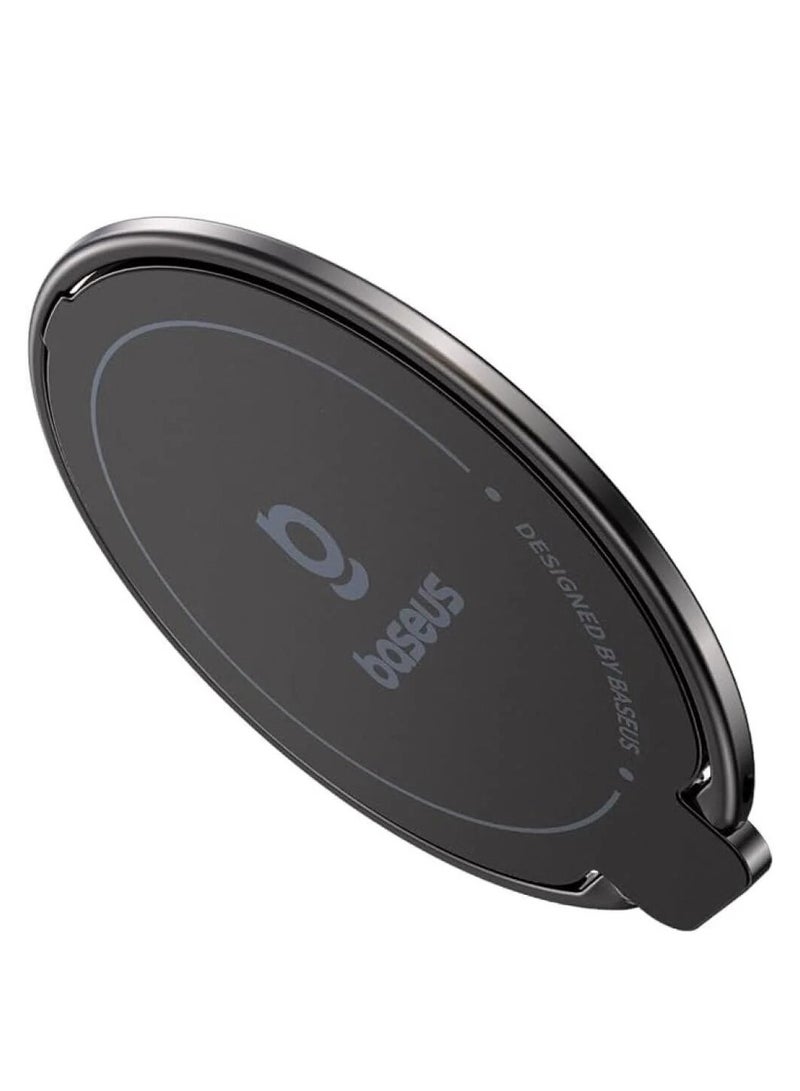 Baseus Mag Pro Magnetic Ring Holder with Stand - Cosmic Black - Image 3