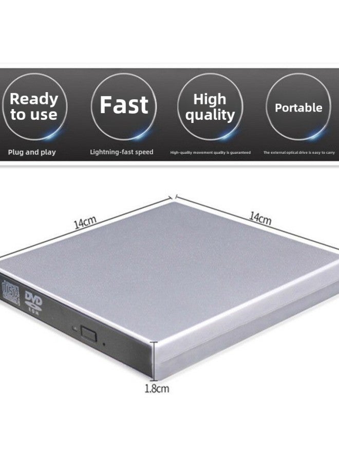 USB External DVD-CDRW Hot Models Direct Imported SATA Movement-Color:Silver  - Image 1