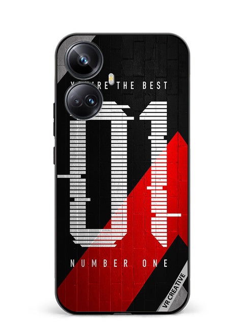 Protective Case Cover For Realme 10 Pro Plus Number One Design Multicolour