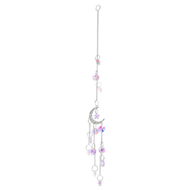 2 pcs Star Crystal Sun Catcher Pendant Crystal Hanging Decor - Image 1