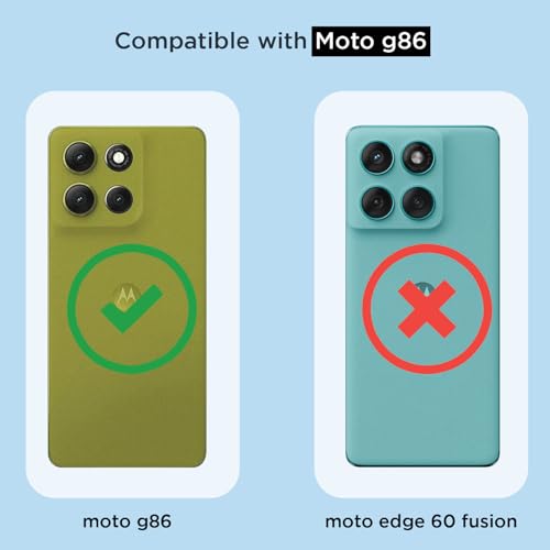 Pikkme Back Cover for Motorola Moto G86 Power 5G Mag-Safe Shockproof PC + TPU Protective Case Magnetic Support Bumper Case (Transparent Mag-Safe) - Image 4