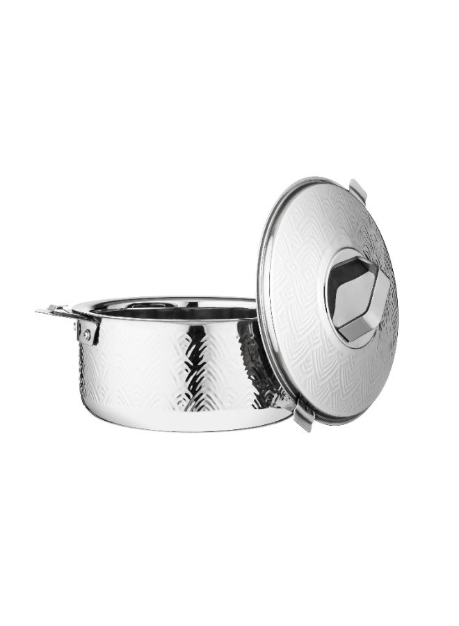 Maxima 3-Piece Stainless Steel Food Containers With Twist-Lock Lid  ( 1/ 1.5 / 2.5 ) LITTER - Image 4