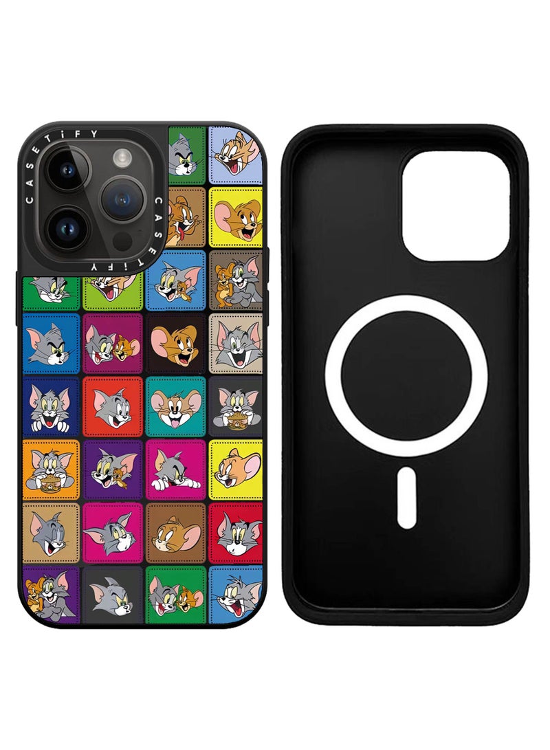 Casetify For iPhone 15 Pro Max Case Tom and Jerry Magnetic Adsorption Phone Cover - Image 2