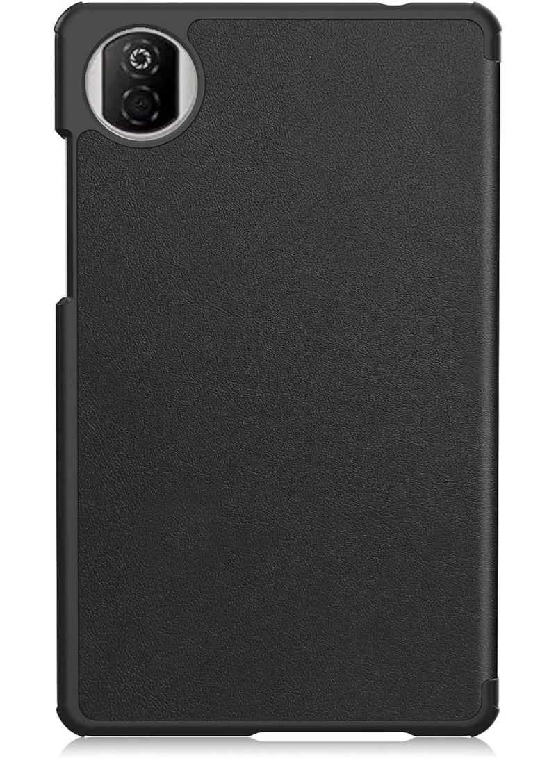 VKL Leather Case Compatible with Honor Pad X7 8.7 Inch 2025, Lightweight Hard Shell Folio Slim Protective Cover with Multi-Angle Stand and Auto Wake/Sleep Up (Black) - Image 5