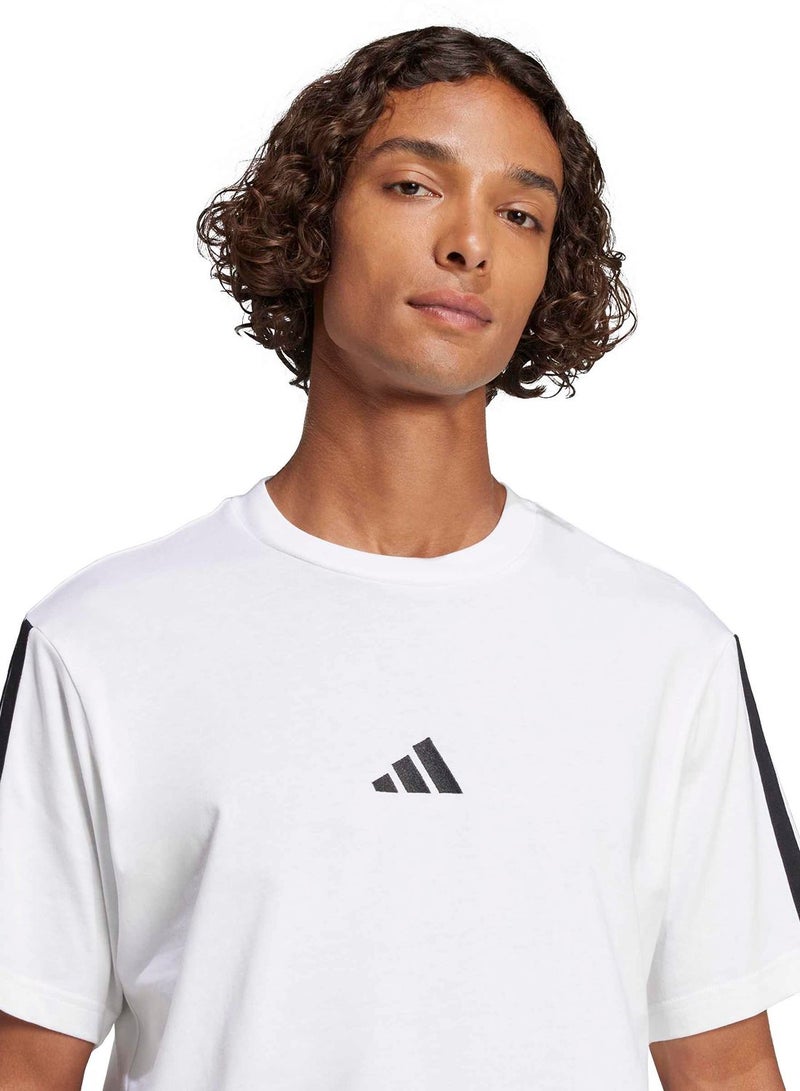 Adidas Essentials 3-Stripes Single Jersey T-Shirt - Image 3