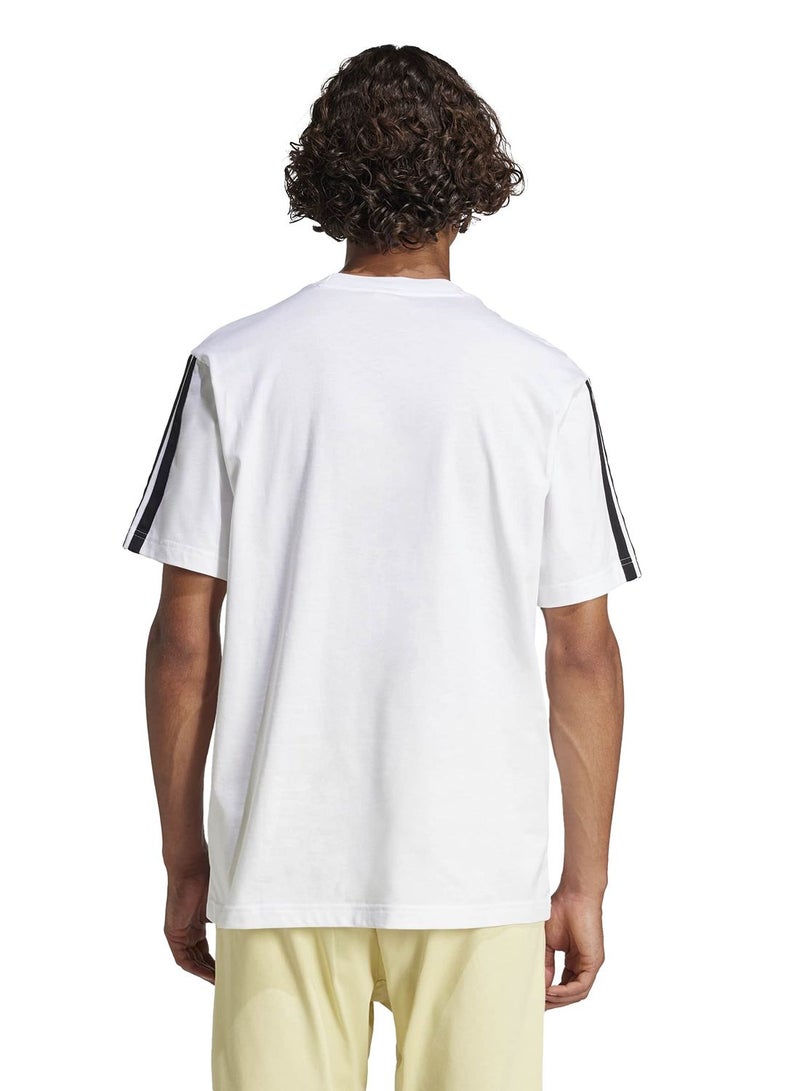 Adidas Essentials 3-Stripes Single Jersey T-Shirt - Image 2