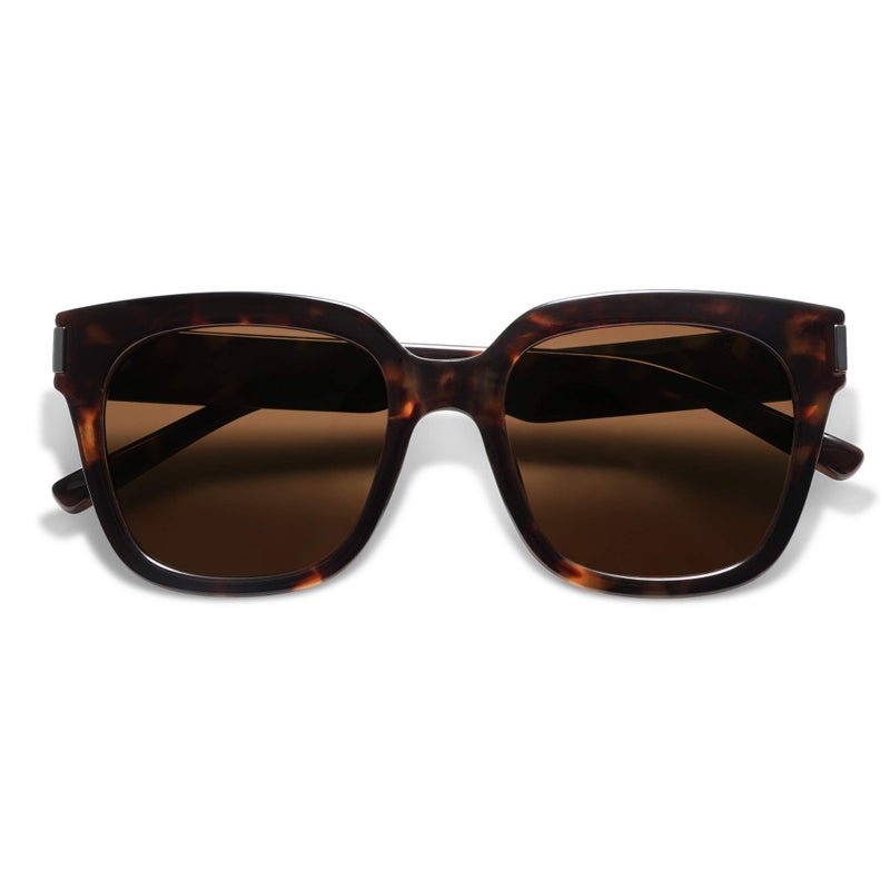 SOJOS Polarized Sunglasses for Women Men Trendy Square Glasses SJ2149,Dark Brown Tortoise/Brown - Image 4
