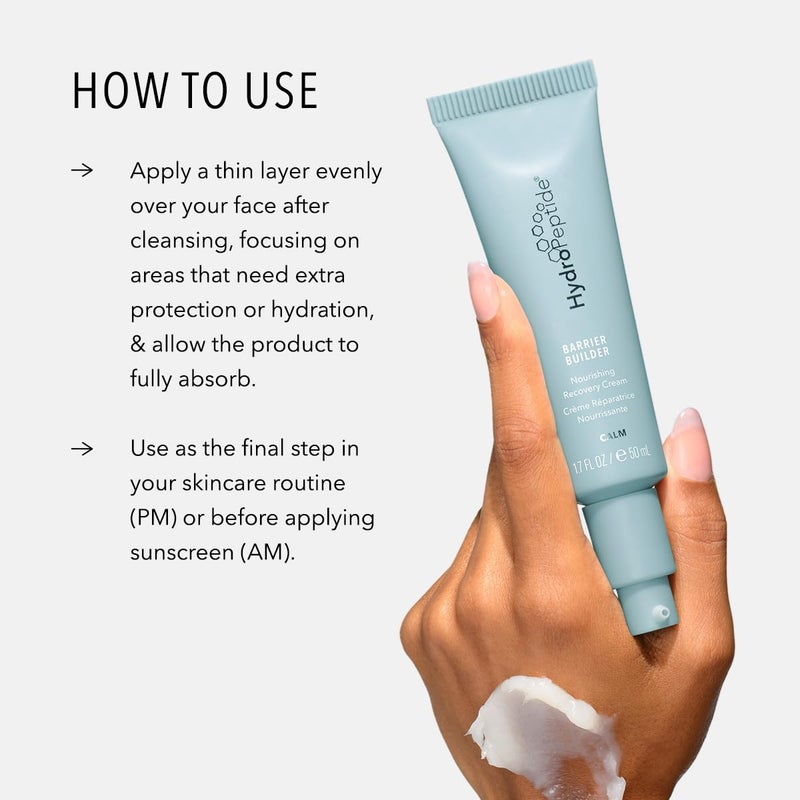 HydroPeptide Barrier Builder, Reparative Nourishing Therapeutic Face Cream, 1.7 Ounce - Image 4