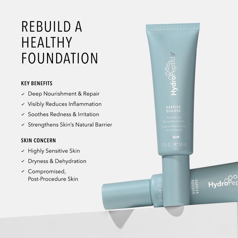 HydroPeptide Barrier Builder, Reparative Nourishing Therapeutic Face Cream, 1.7 Ounce - Image 2