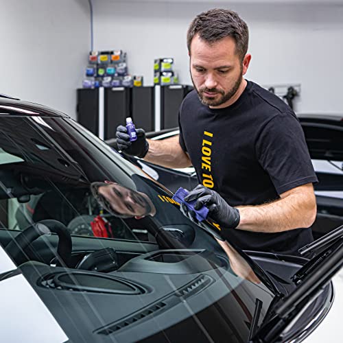 GYEON View EVO- Ceramic Coating for Windshield and Glass - Increased Protection and Visibility - Extremely Hydrophobic - Self Cleaning Treatment Repels Water - Auto Glass Rain Repellant - Image 5