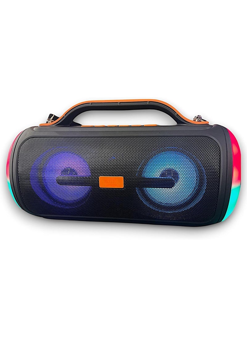 Speaker JL-390Wireless Portable RGB Bluetooth Support Usb,MICRO SD, TYPE-C, FM Radio And AUX power that delivers high/quality sound (JL-390) - Image 1
