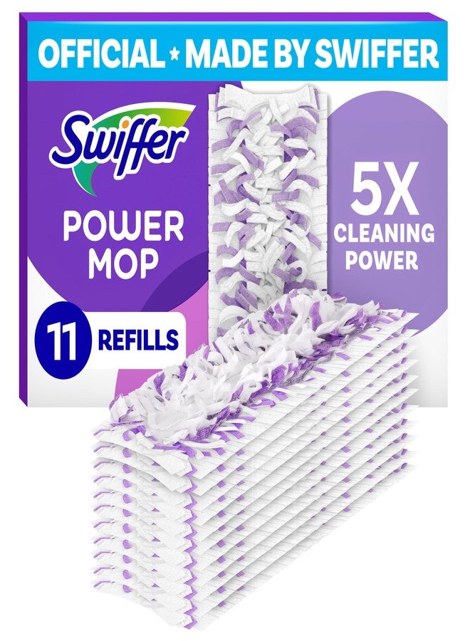 Swiffer PowerMop Multi-Surface Mopping Pad Refills, Made by Swiffer, for Floor Cleaning, 11 Count - Image 1