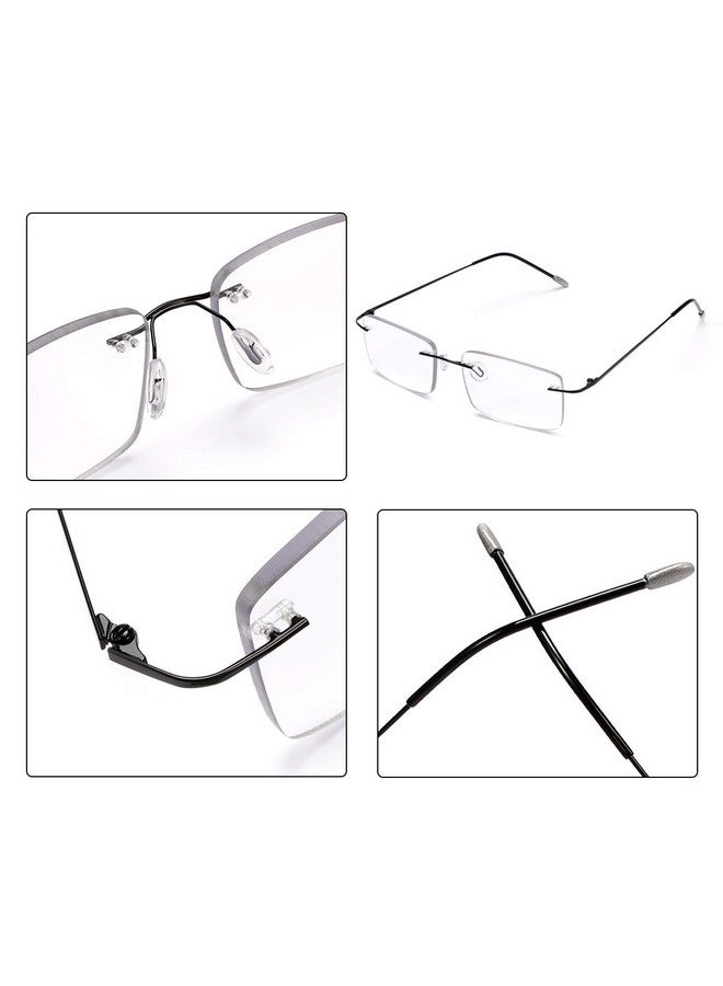 YIMI Rimless Progressive Multifocus Reading Glasses Photochromic Transition Sunglasses Sun Readers Blue Light Blocking Multifocal Computer Eyeglasses Anti Glare Uv400 Presbyopia Eyewear For Men Women 1.5 - Image 5