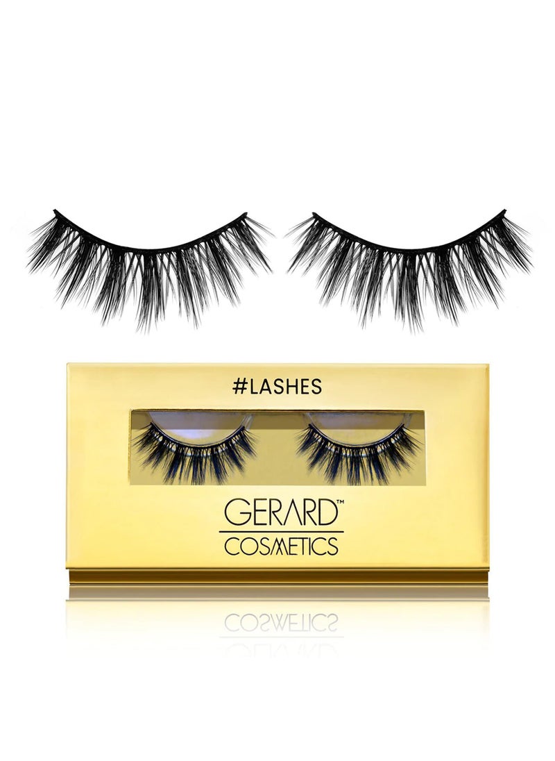Gerard Cosmetics Gerard Cosmetics Realness Eyelashes - Full and Flirty Style - Can Be Worn Up To 15 Plus Times - Perfectly Curled for Use with Glasses - Suitable for Every Occasion - Cruelty-Free - 1 Pair 