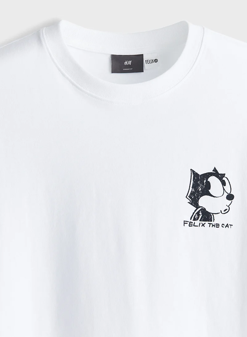 H&M Loose Fit T-Shirt