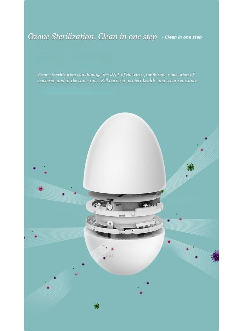 ROOTSENSE TONGUE-PROTECTING FANER EVAPORATOR FOR REMOVING ODORS AND PURIFYING AIR - Kills Listeria - 0 consumable parts - Bacterial-sterilizing candy eggs - Image 4