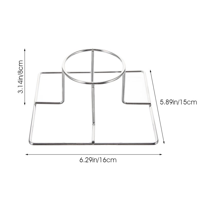 Portable Grill Rack for Chicken Roasting, Stable Frame Ensures Even Cooking - Image 2