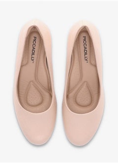 Piccadilly Women Round Toe Slip-On Pumps with Block Heels  - Image 3