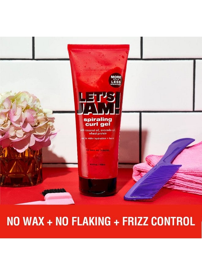SoftSheen-Carson Oftsheencarson Lets Jam! Spiraling Curl Gel Antibreakage Hair Care For 48Hr Hydration And Hold For Curly Hair 6.8 Fl Oz - Image 3