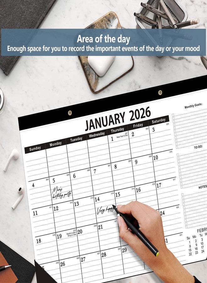 OLUPAND Desk Calendar 2026,January 2026 to June 2027,2026 Desk Calendar- 12x17",Calendar 2026-2027 as Office Calendar,Teacher 2026 Calendar (2 PACK) - Image 4