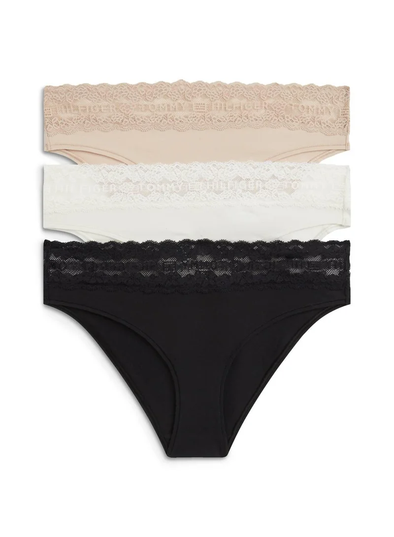 3-Pack Ditsy Lace Briefs