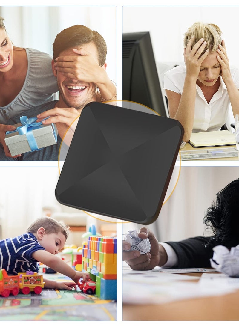 Zikra Kinetic Metal Finger Flip Toy - Desktop Stress Relief Spinner, Pocket Decompression Game for Office Use, Black Rotary Toy for Enhanced Focus and Relaxation. - Image 2