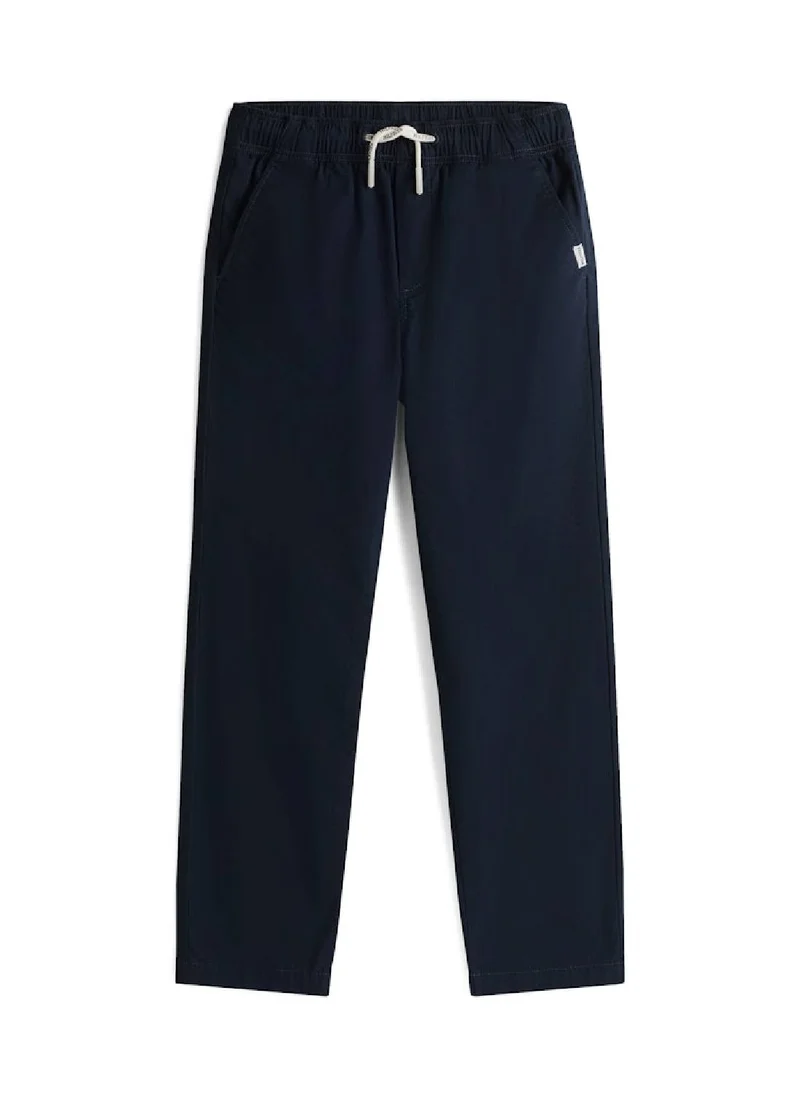 TOMMY HILFIGER Boys' Regular Pull ON Poplin Pants - Cotton, Blue