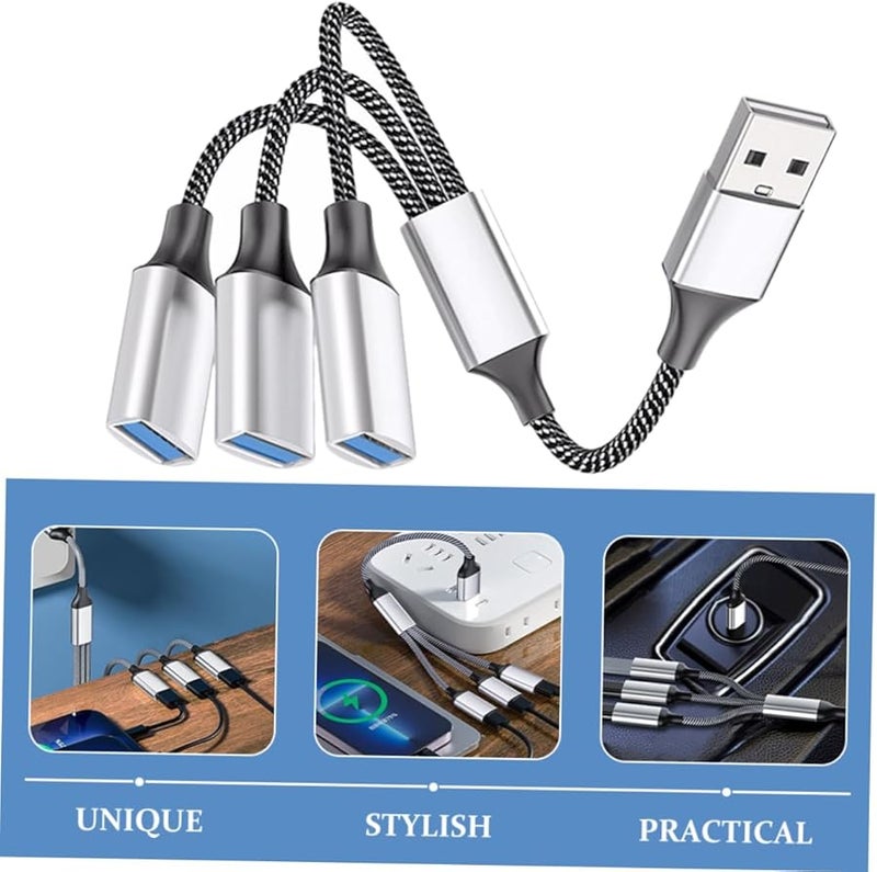 USB Hub 4 Port USB Splitter Adapter for Laptop Data Transfer and Device Connection - Image 4