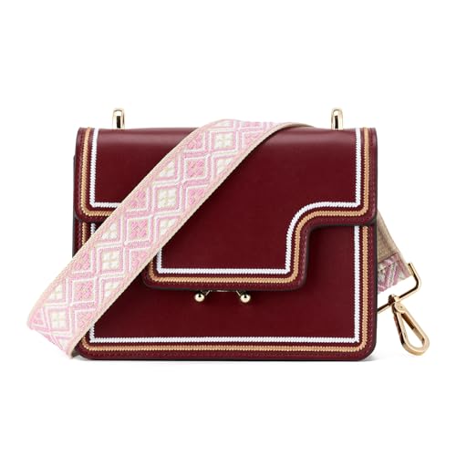 ZOOEASS Wide Shoulder Strap Adjustable Replacement Belt Guitar Style Crossbody Bag Handbag Strap Multicolor Canvas Straps(Wide:1.5in)(Color14) - Image 5