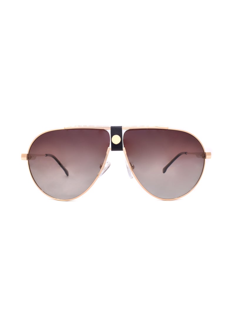 MEC Oversized Sunglasses With Leather On Bridge 39976-C2  - Image 1