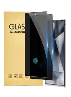 Generic 2 Pack Privacy Screen Protector for Samsung Galaxy S24 Ultra,Support Fingerprint Unlock High hardness Tempered Glass Film,Anti-Scratch Case Friendly  - Image 1