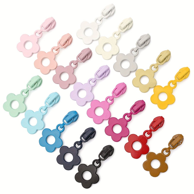Lotus Root Starch 151 Color Number 3 Nylon Zipper Pulls 10 Pcs for Sewing Projects - Image 1