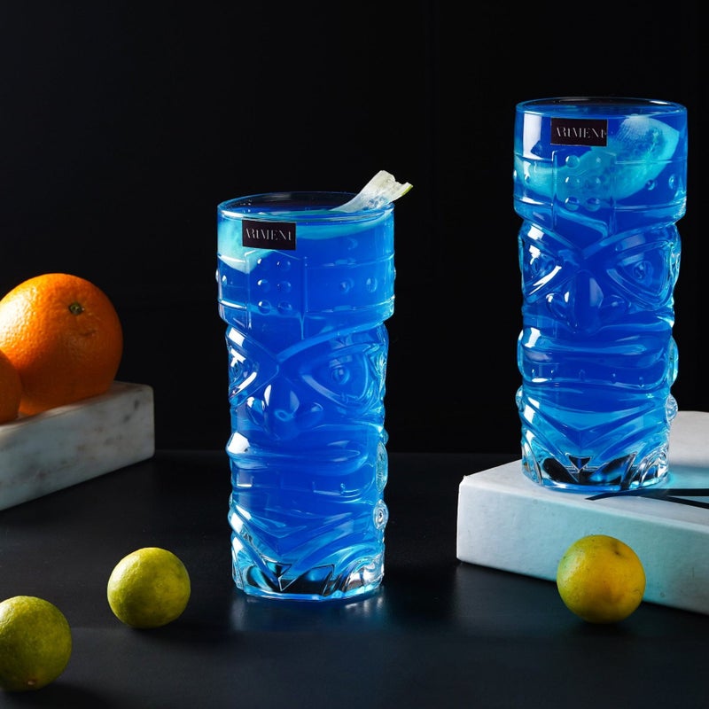 Artment Tiki Tower Glasses Set of 4 - Image 2